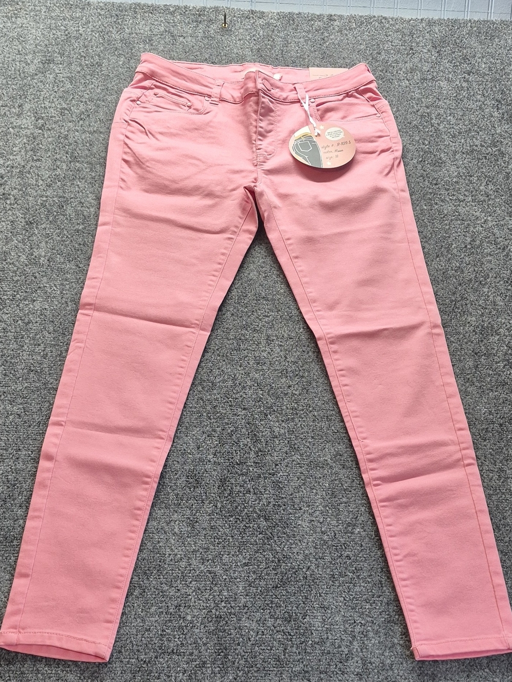 Blue Age Pink Slim Stretch Jeans